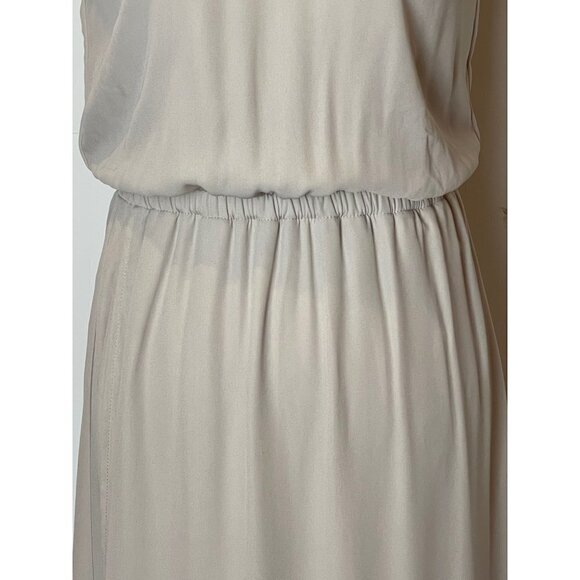 Show Me Your Mumu Taupe Nude Kendall Maxi Side Slit Gown Dress Size XS - Picture 12 of 16